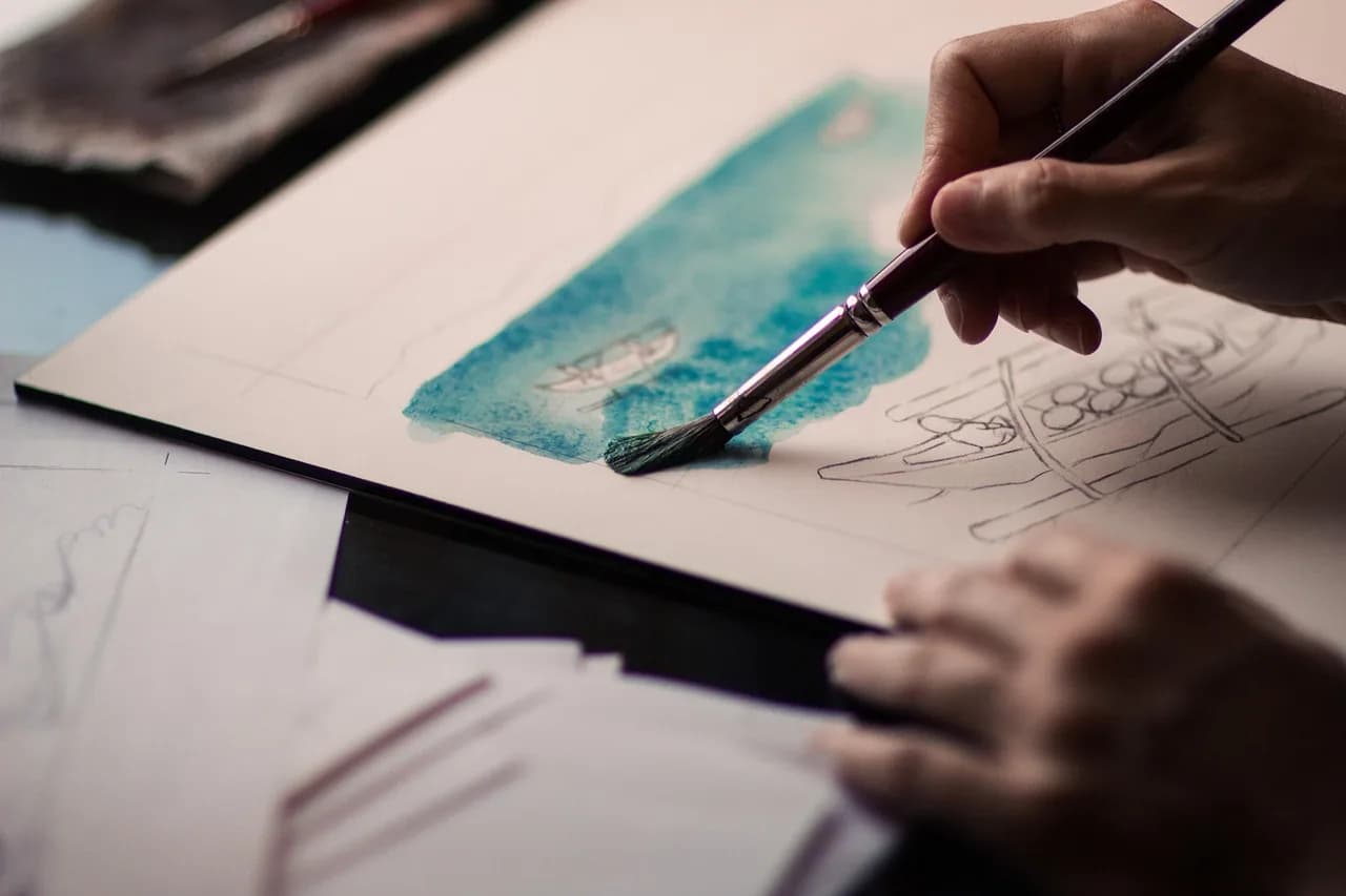 Atelier créatif — peinture